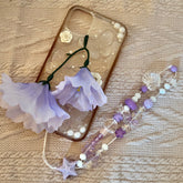 Lilac Star Phone Charm