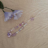 Lilac Flower Phone Charm