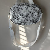 Porcelain Ink Handmade Floral Crossbody Bag