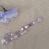 Lilac Heart Phone Charm