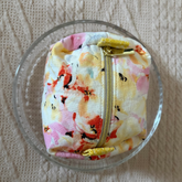 Blush Petals Boxy Coin Pouch