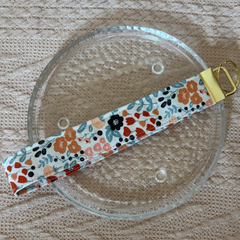 Amber Wildflower Handmade Wristlet