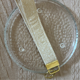 Ivory Birdsong Handmade Wristlet