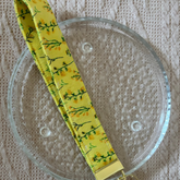 Golden Wildflower Handmade Wristlet