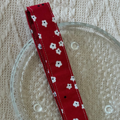 Cherry Picnic Handmade Wristlet