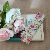 Rosy Daydream Handmade Fabric Bookmark
