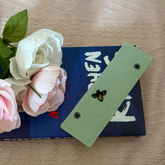 Bee Garden Handmade Fabric Bookmark