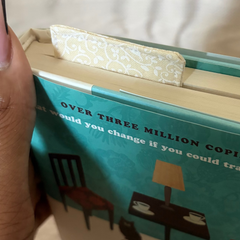 Ivory Birdsong Handmade Fabric Bookmark