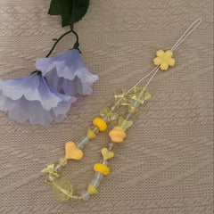 Sunny Flower Phone Charm