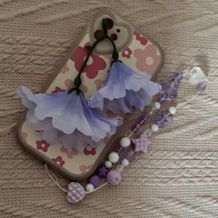 Lilac Heart Phone Charm