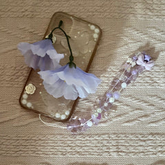 Lilac Flower Phone Charm