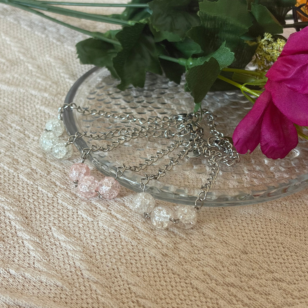 Ethereal Blush Beaded Bracelet