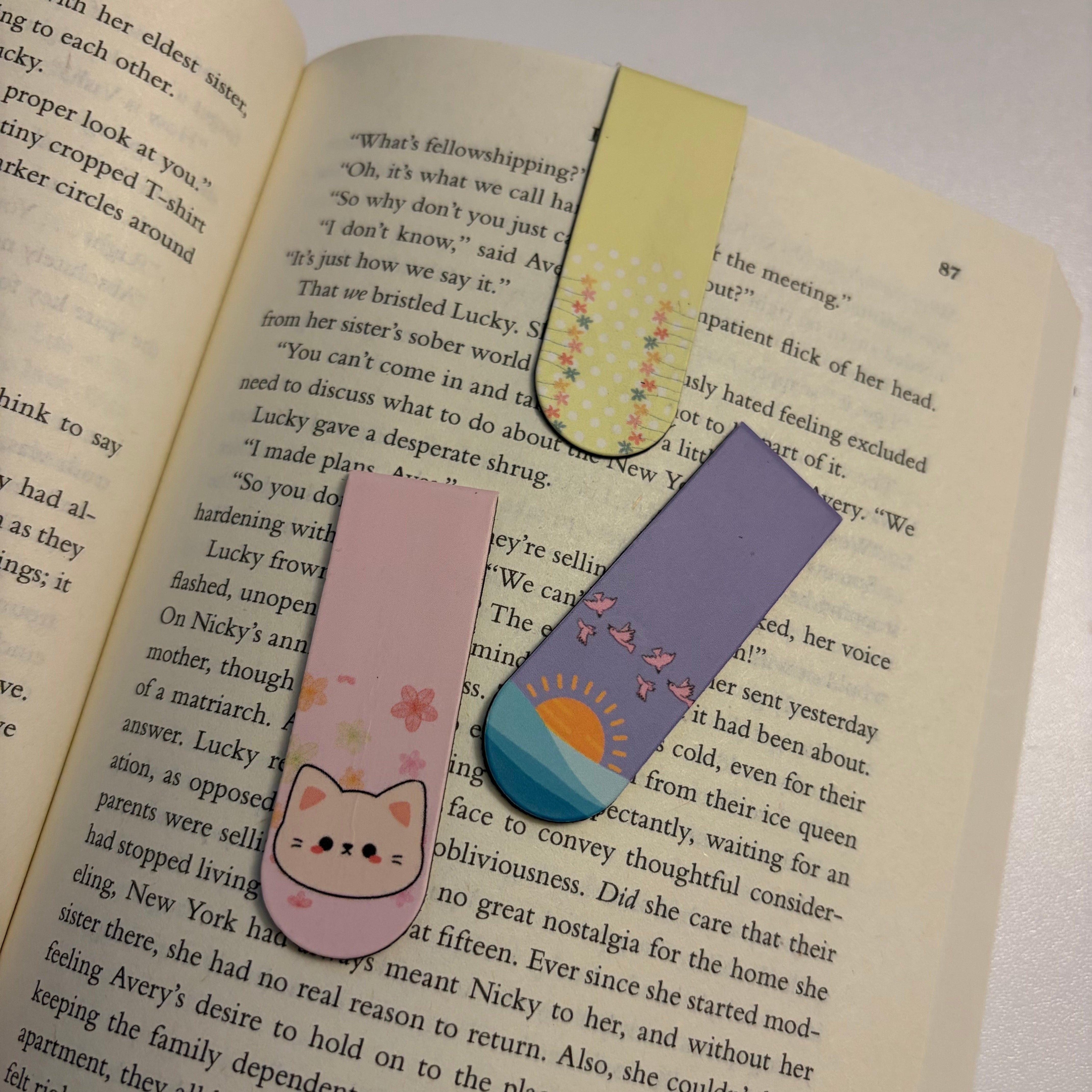 Magnetic Bookmark Set