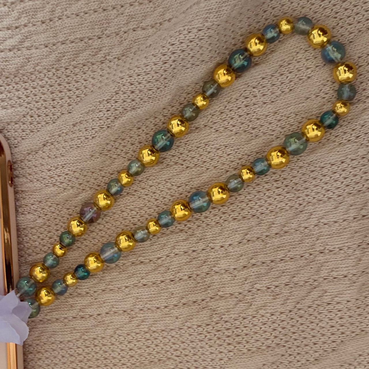 Golden Palace Phone Charm