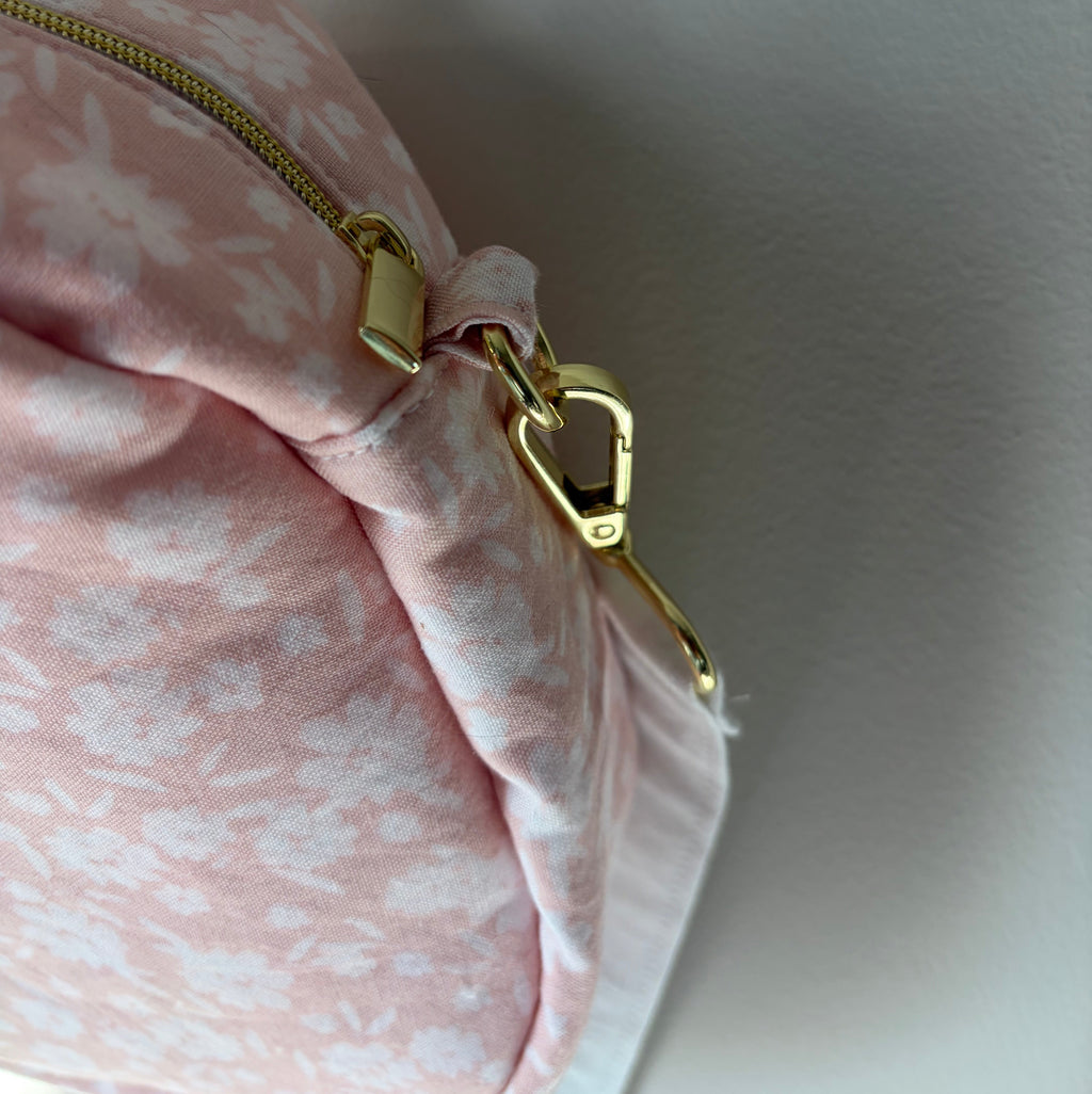 Faded Orchard Handmade Floral Crossbody Bag