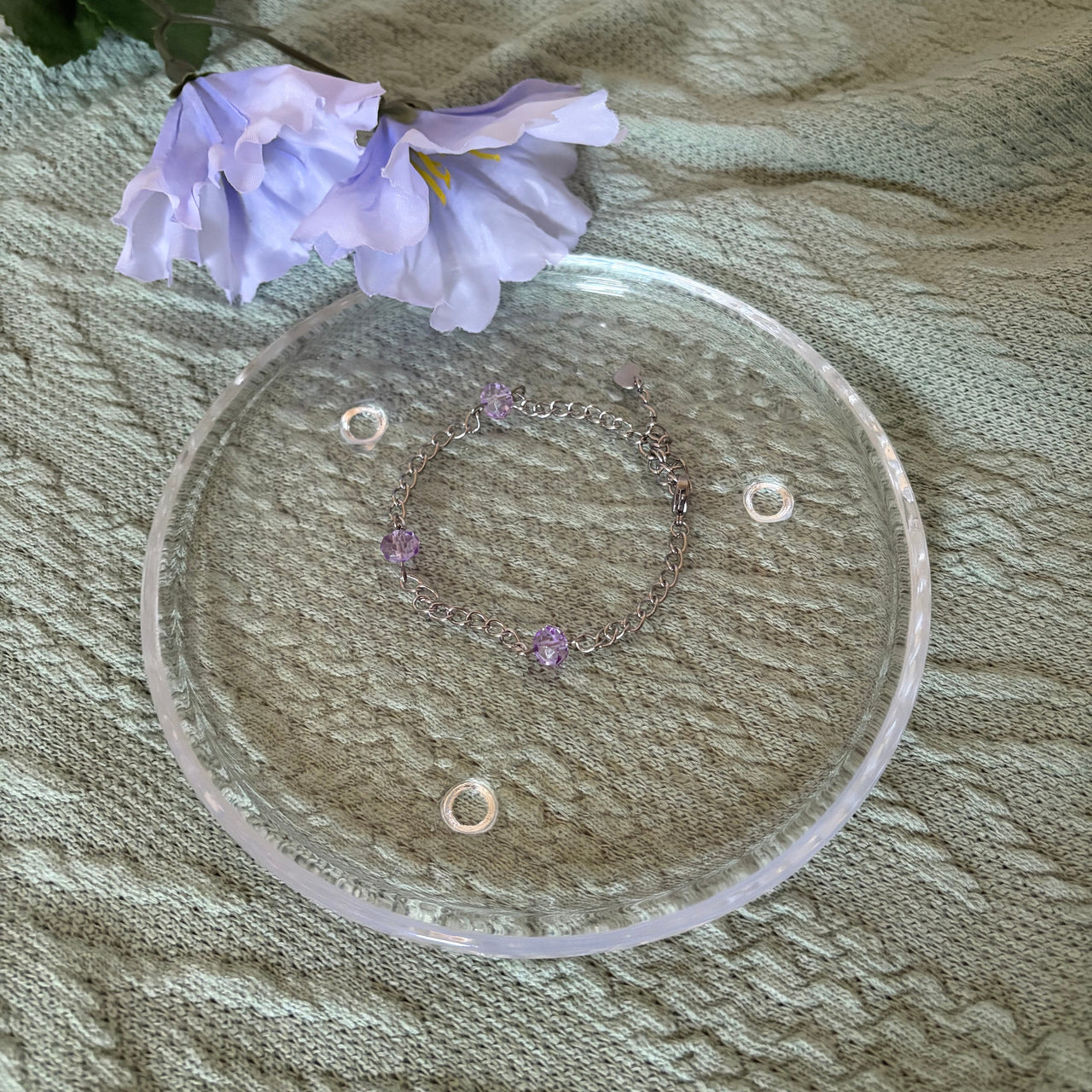 Celestial Blush Beaded Bracelet