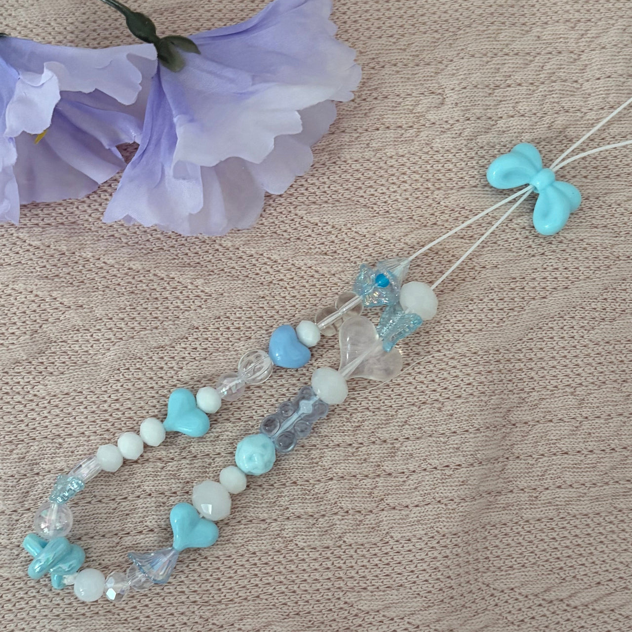 Sky Bow Phone Charm