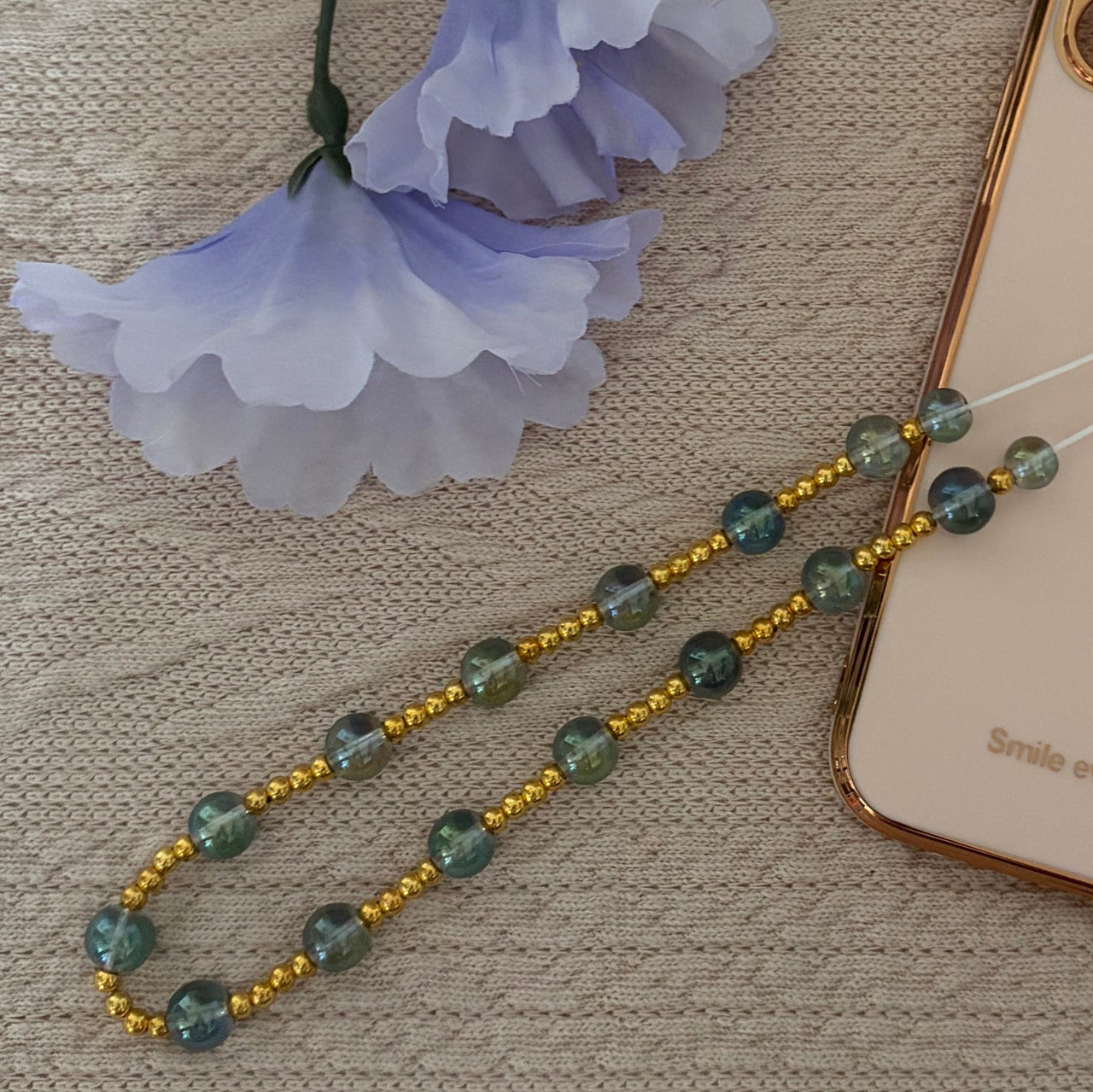 Golden Castle Phone Charm