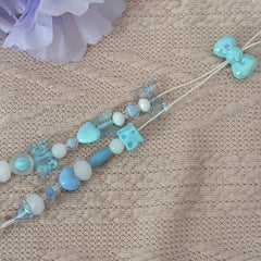 Sky Bow Tie Phone Charm