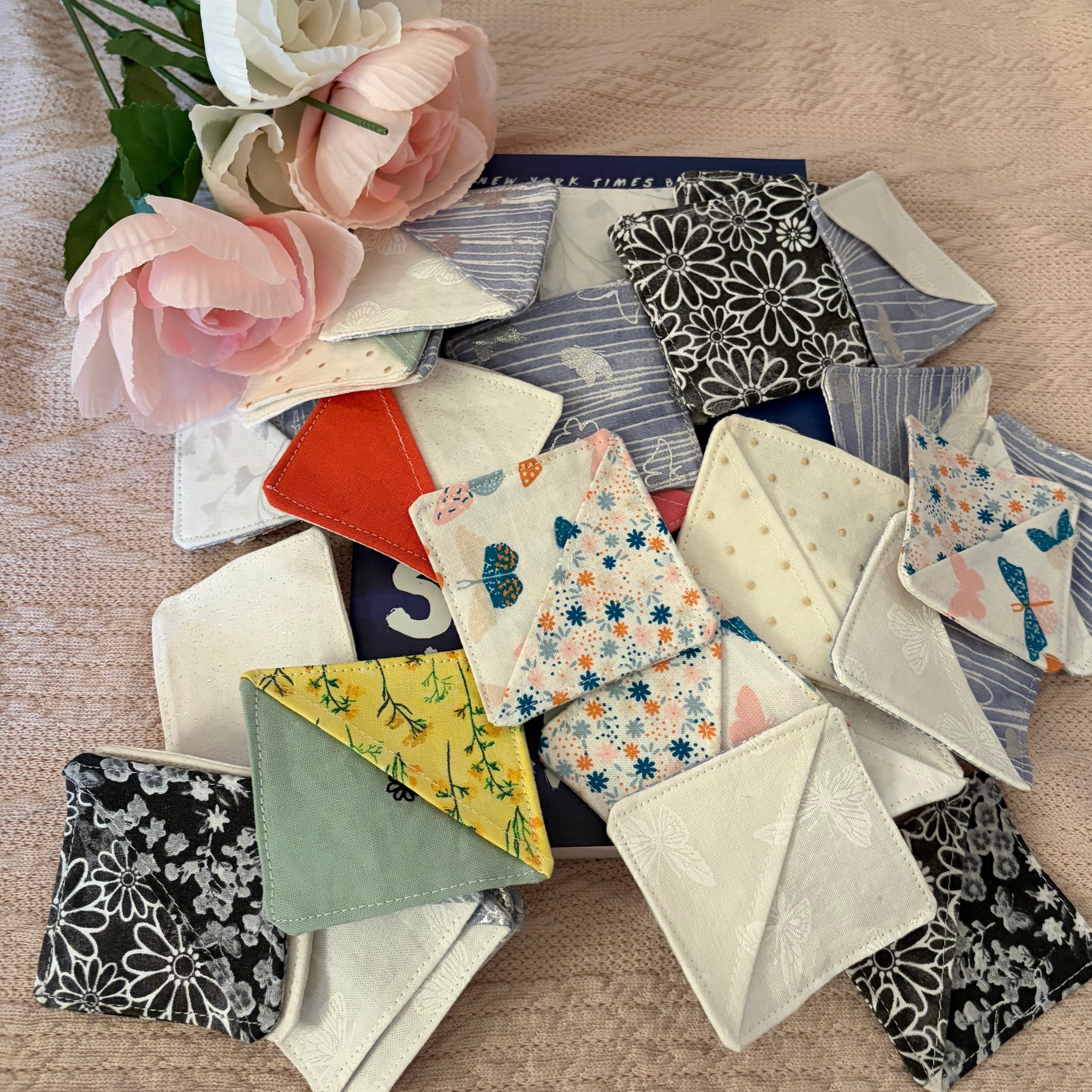 Handmade Fabric Corner Bookmark