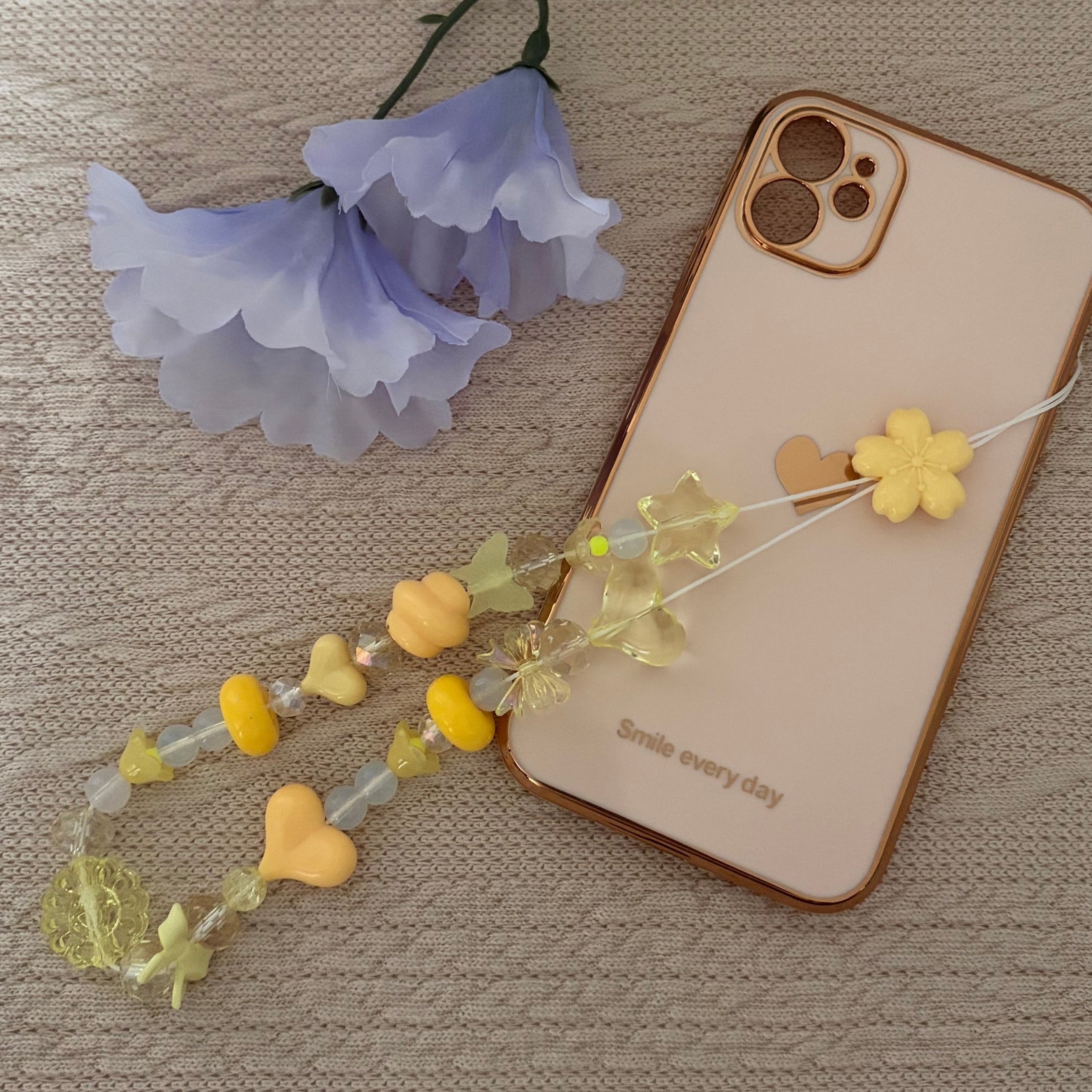 Sunny Flower Phone Charm
