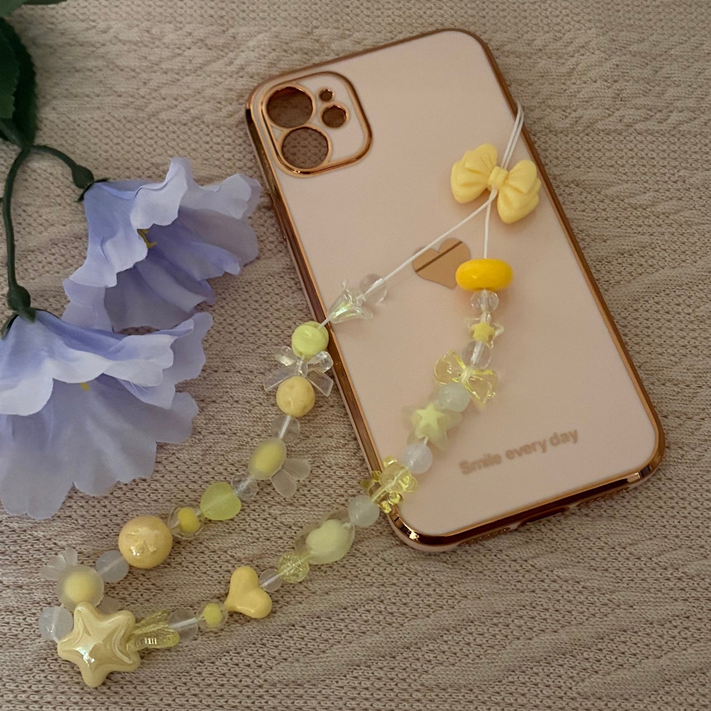 Sunny Bow Phone Charm