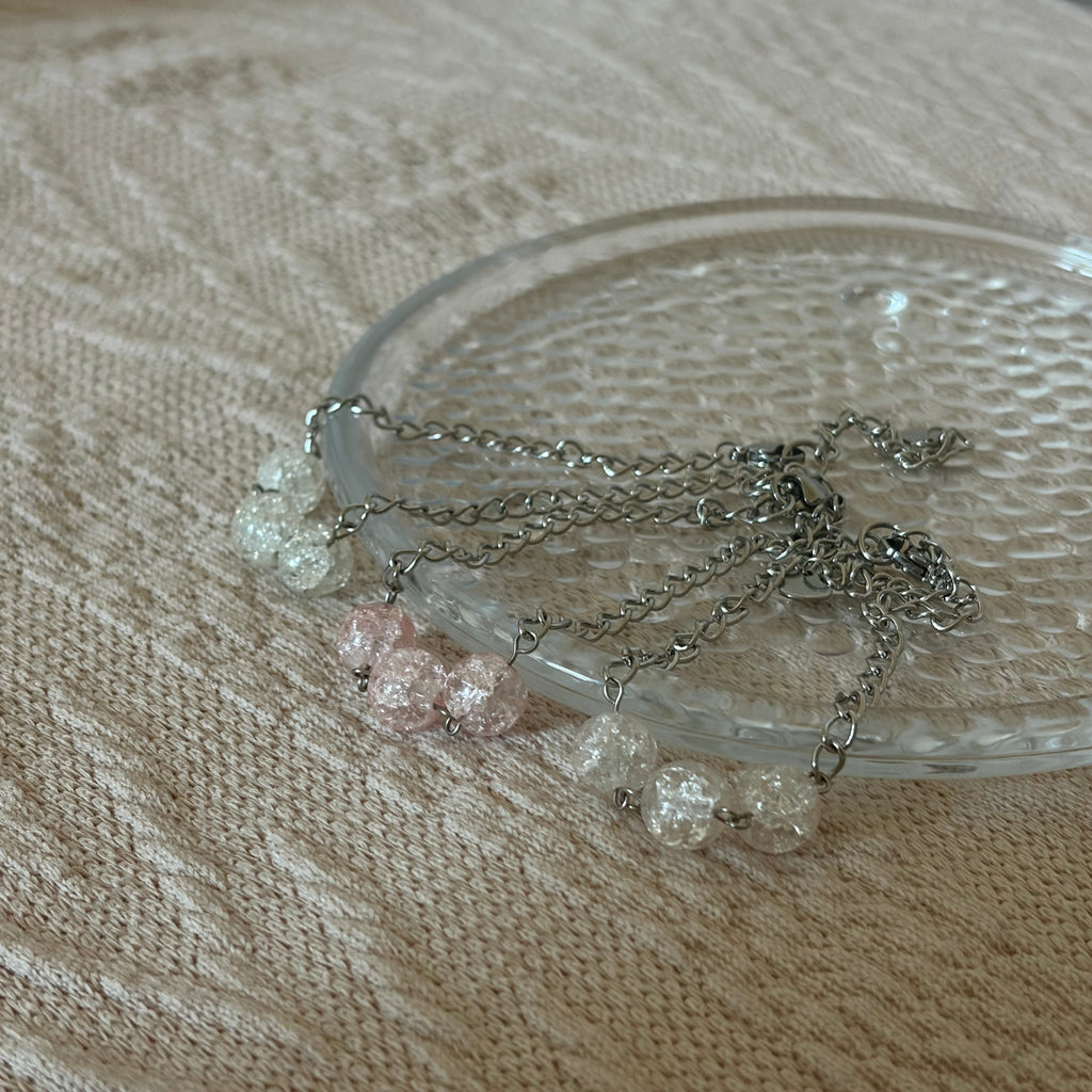 Ethereal Blush Beaded Bracelet