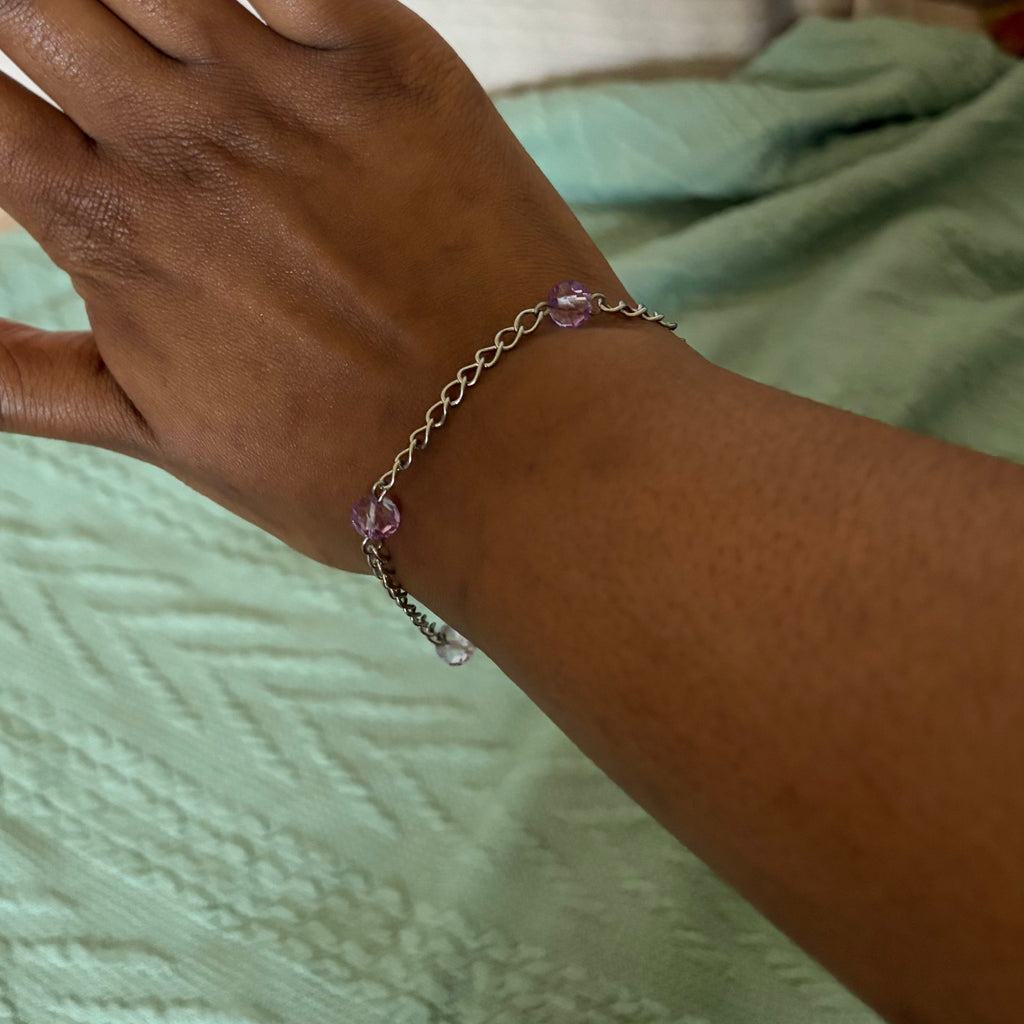 Celestial Blush Beaded Bracelet