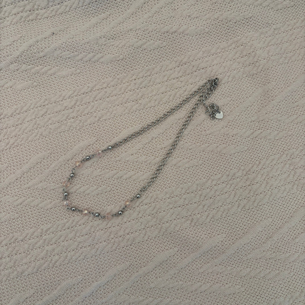Blush Horizon Beaded Necklace