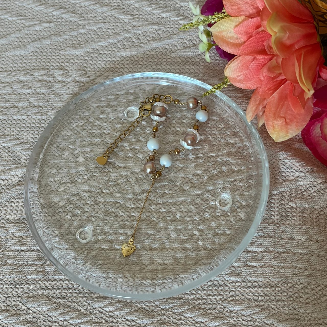 Heartstrings Beaded Bracelet