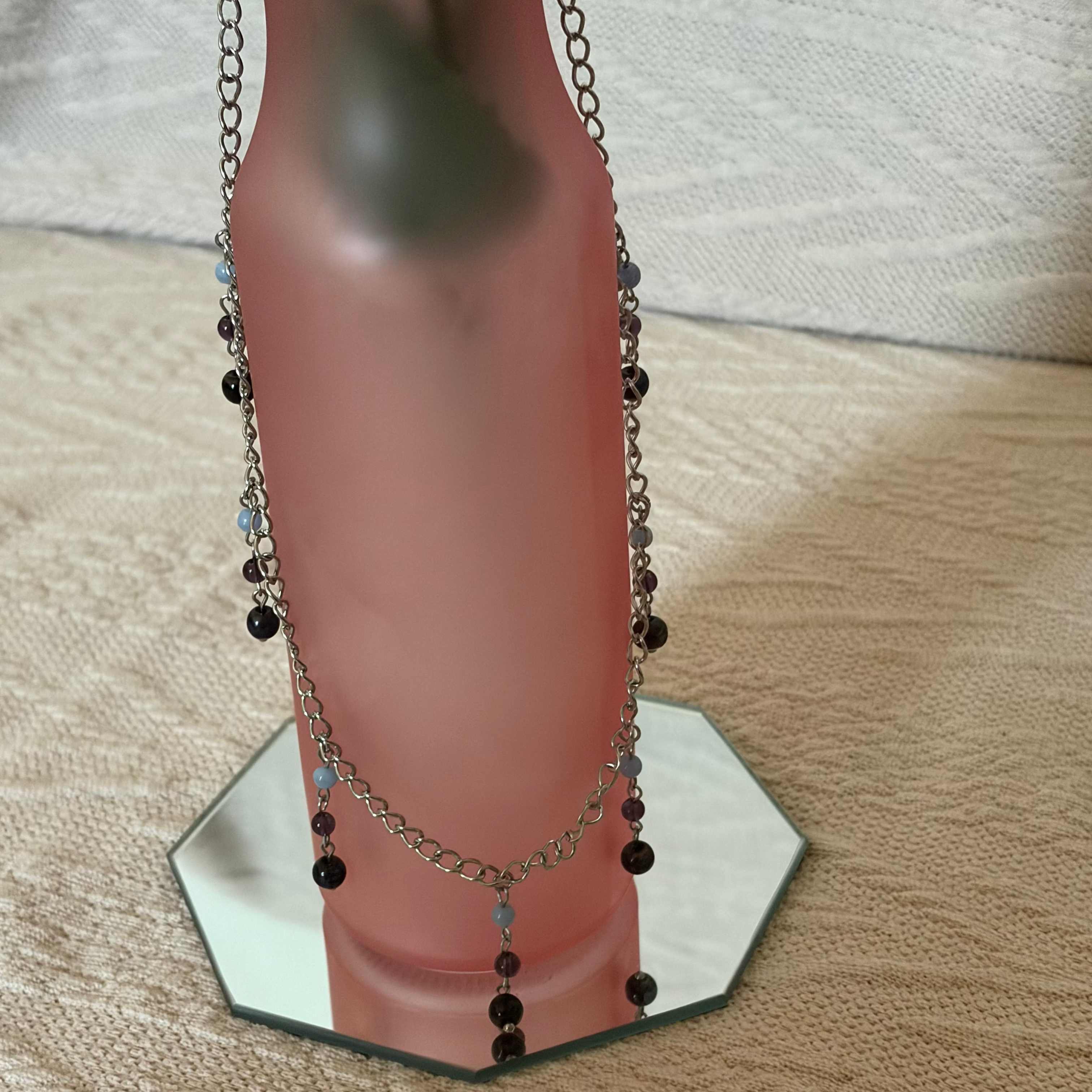 Midnight Garden Beaded Necklace