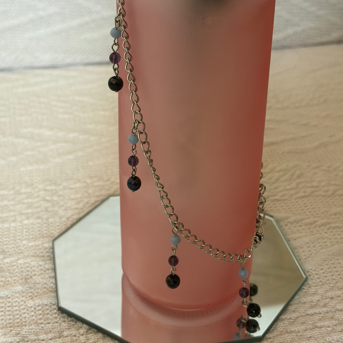 Midnight Garden Beaded Necklace