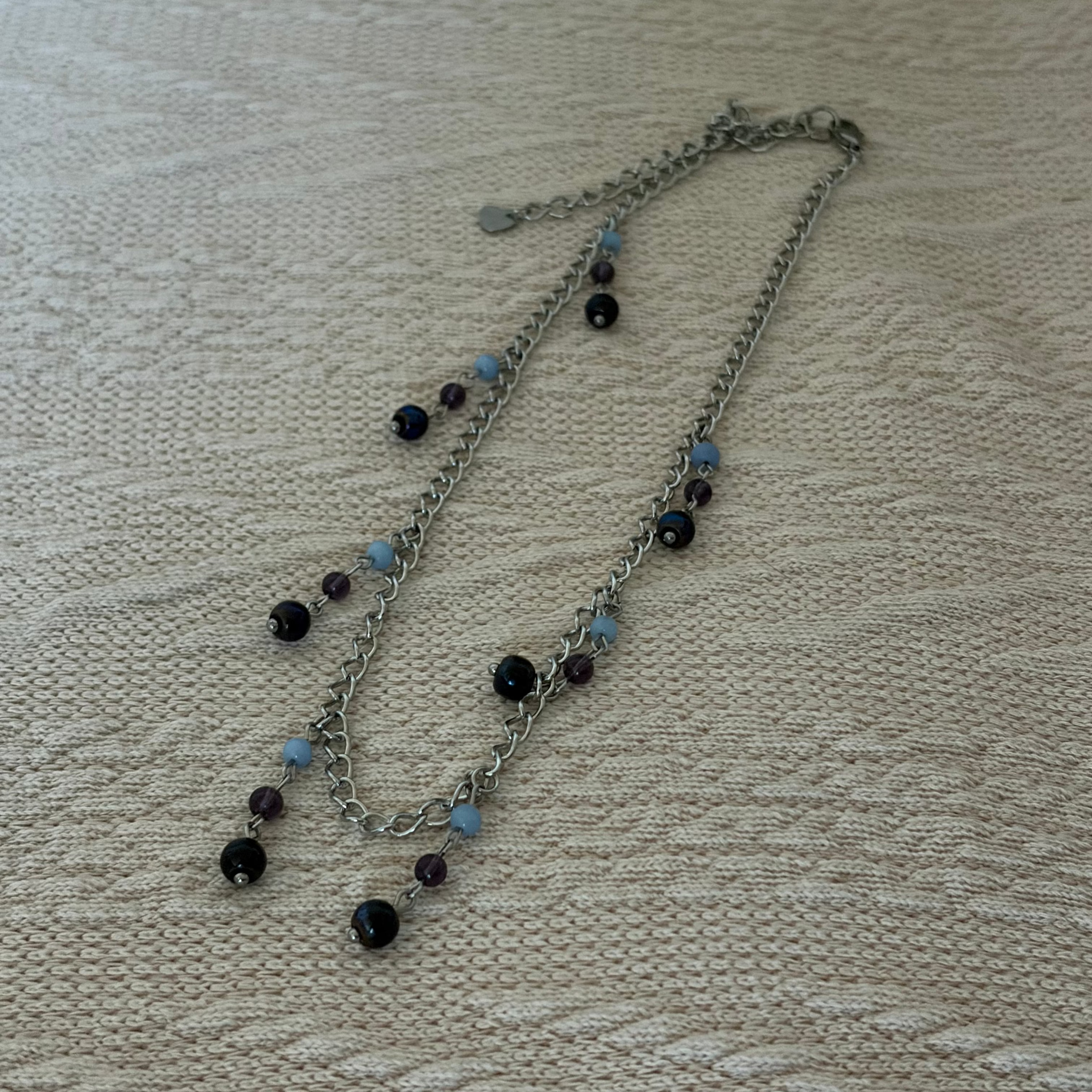 Midnight Garden Beaded Necklace