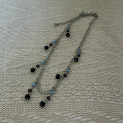 Midnight Garden Beaded Necklace