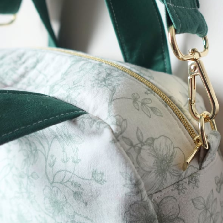 Sage Garden Handmade Floral Crossbody Purse