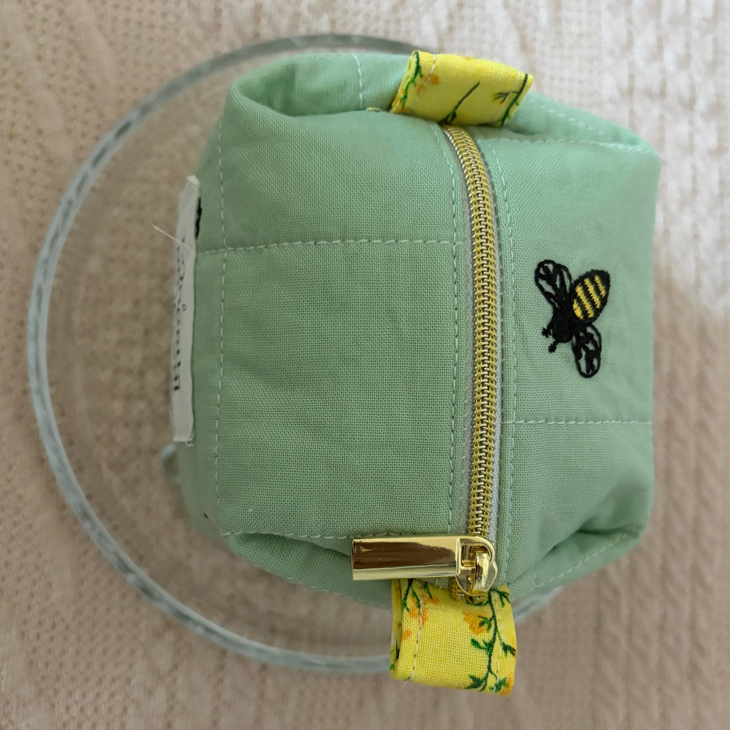 Bee Garden Boxy Coin Pouch