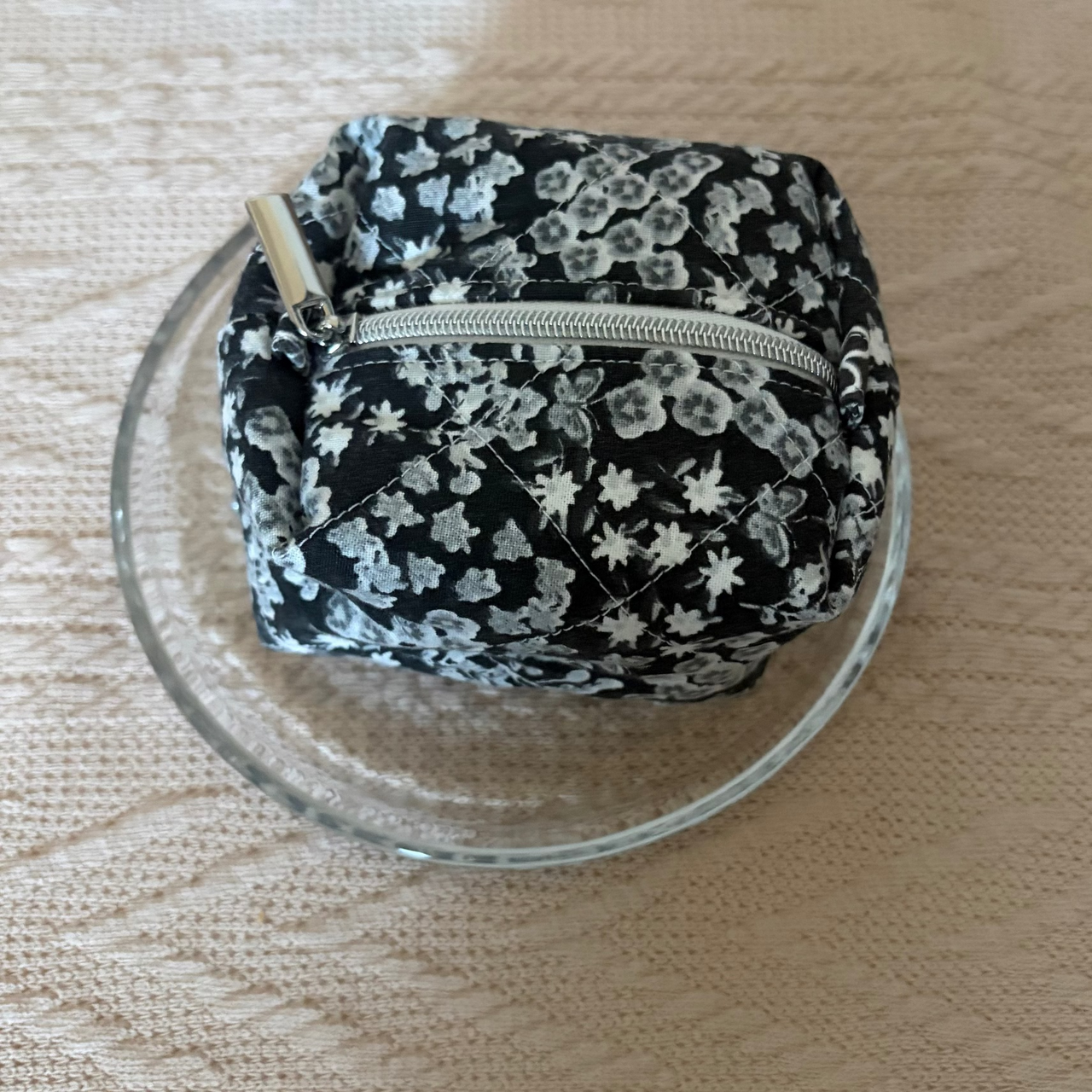 Midnight Bloom Boxy Coin Pouch