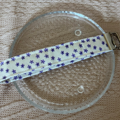 Lavender Sprinkle Handmade Wristlet