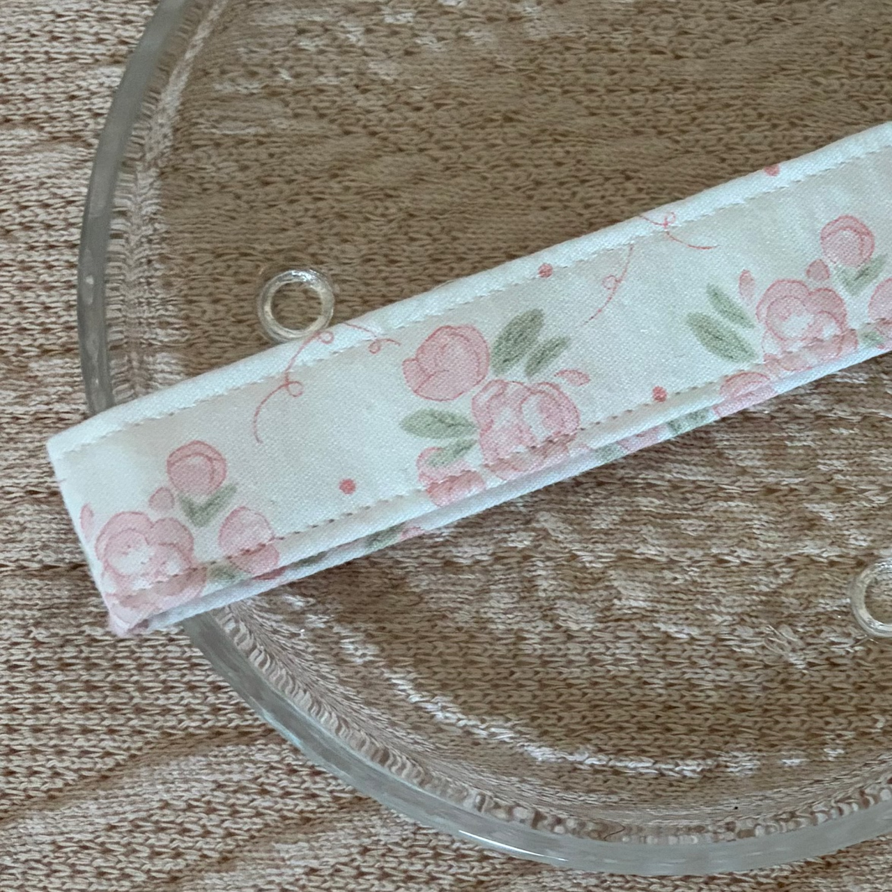 Porcelain Rose Handmade Wristlet
