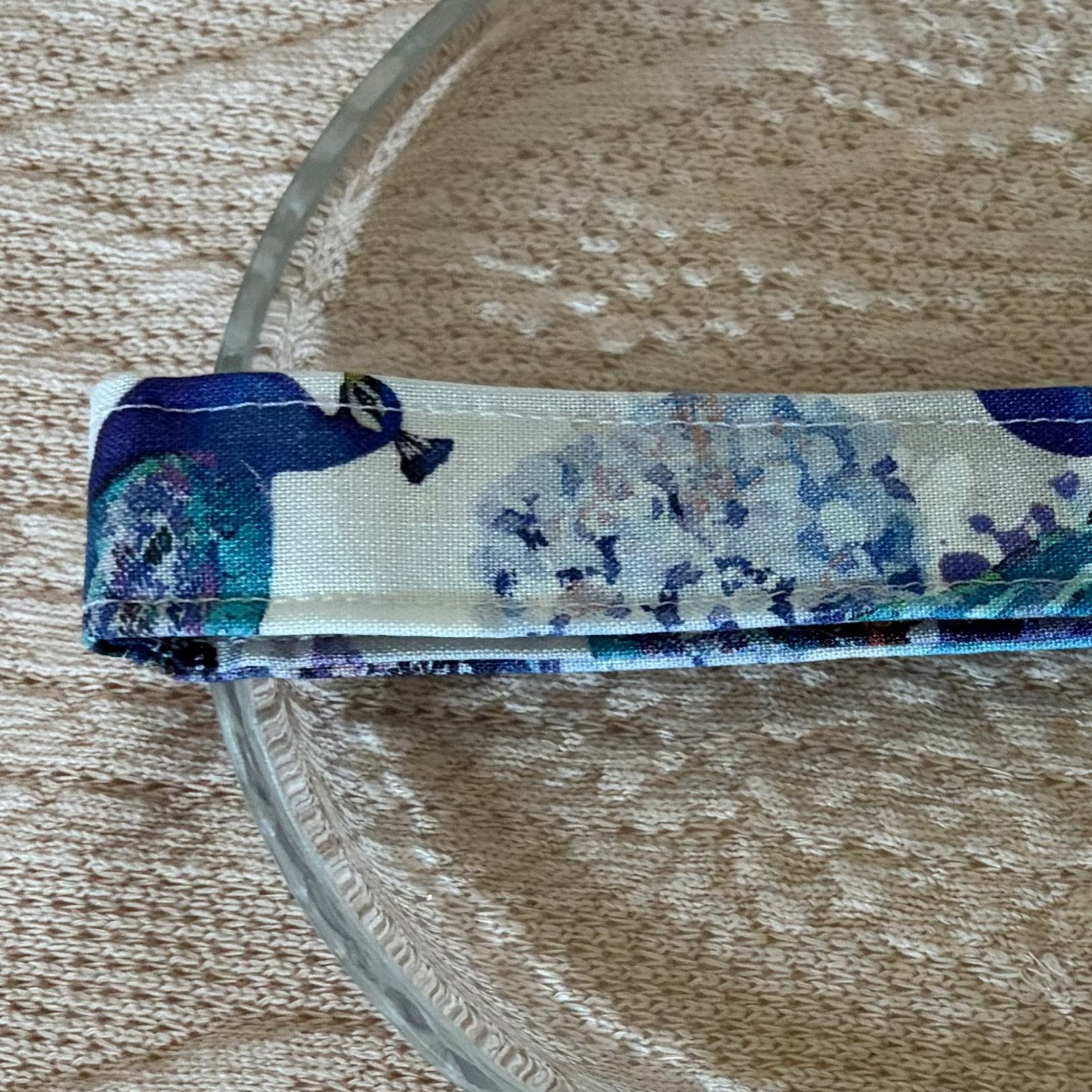 Peacock Tapestry Handmade Wristlet