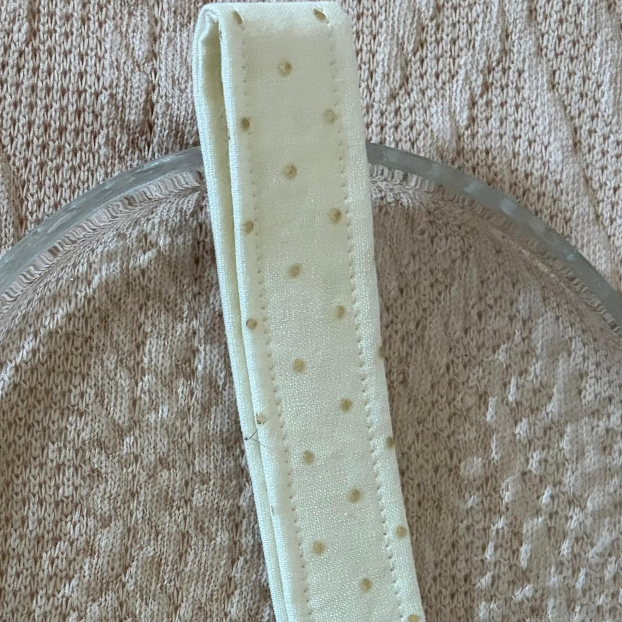 Champagne Glow Handmade Wristlet