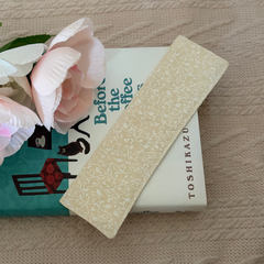 Ivory Birdsong Handmade Fabric Bookmark