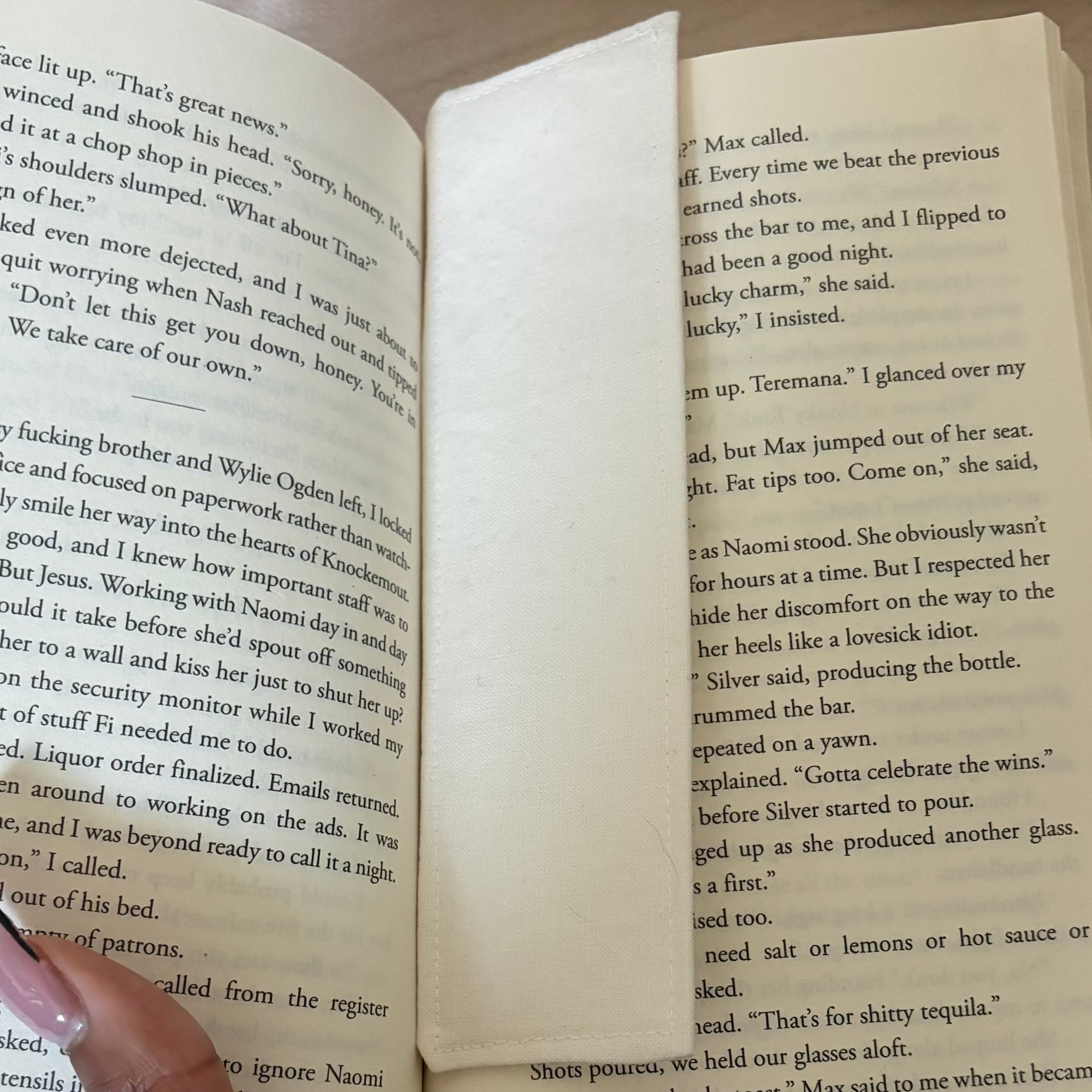 Solid Color Handmade Fabric Bookmark