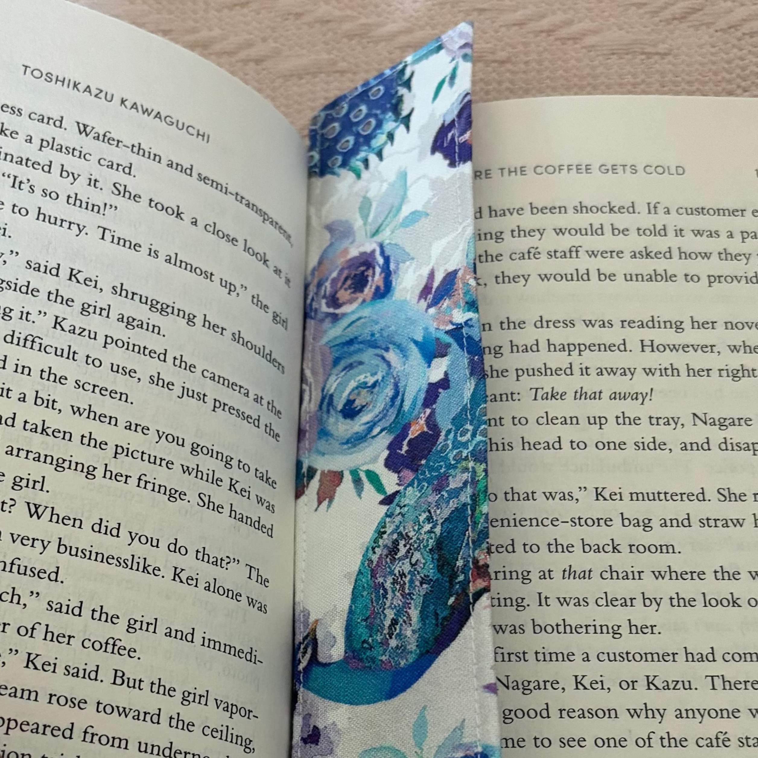 Peacock Tapestry Handmade Fabric Bookmark