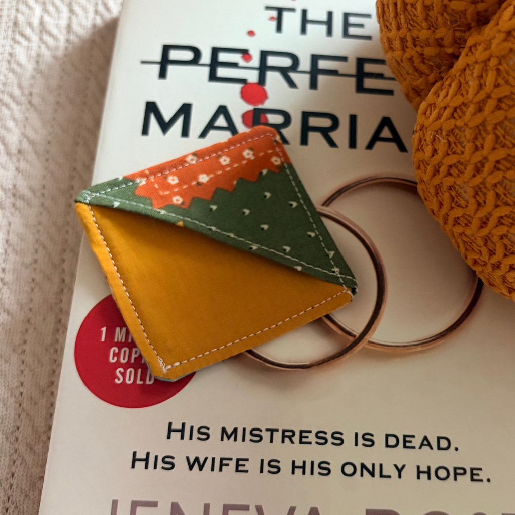 Harvest Patch Fabric Corner Bookmark