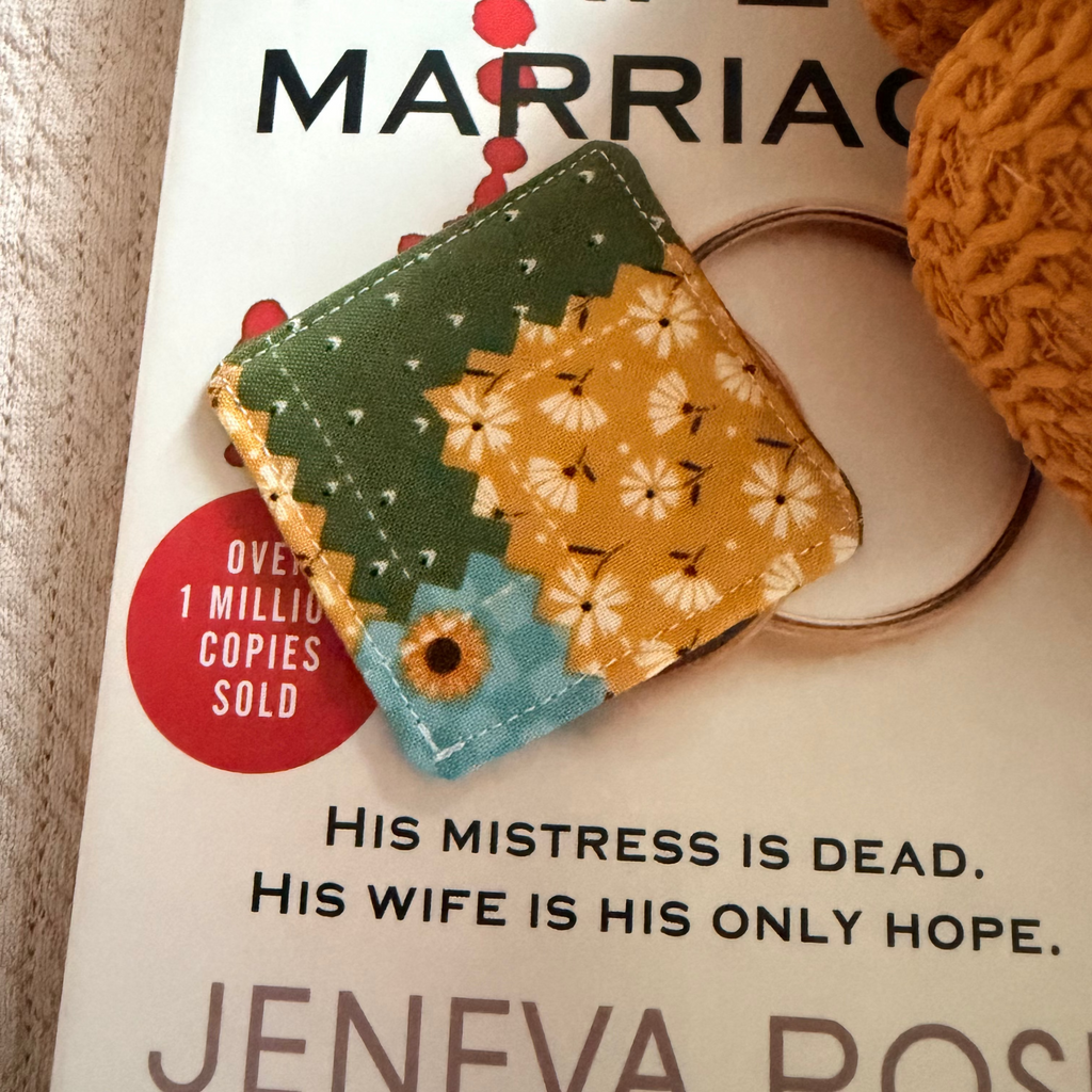 Harvest Patch Fabric Corner Bookmark
