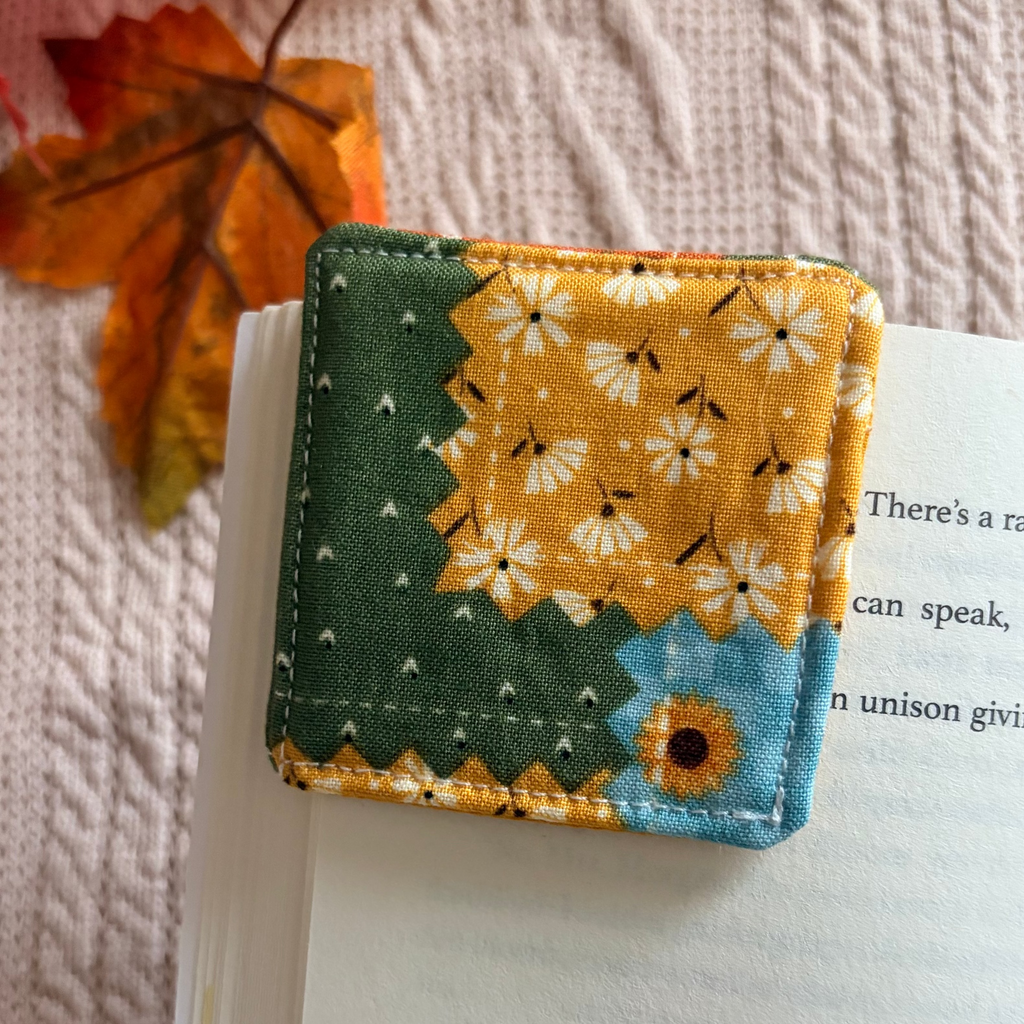 Harvest Patch Fabric Corner Bookmark
