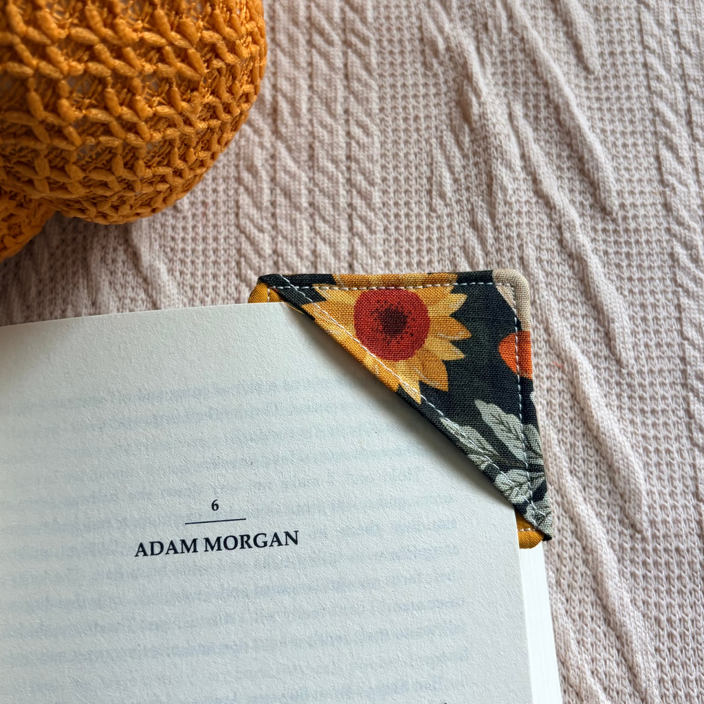Woodland Whimsy Fabric Corner Bookmark